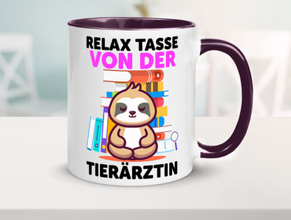 Relax Tasse: Tierärztin | Mediziner Tiermedizin Humor Tierliebhaber