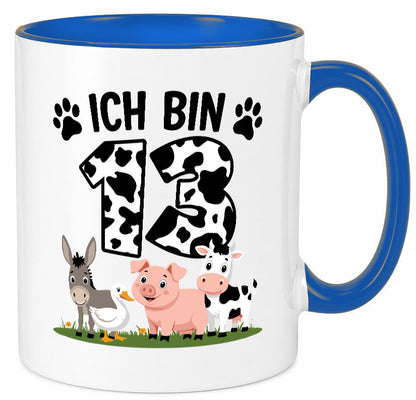 13 Geburtstag | Jahre Farmer Kind Humor Geschenkidee Tasse