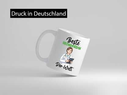 Beste Orthopädin |Orthopädie v2 Geschenkidee Humor Tasse