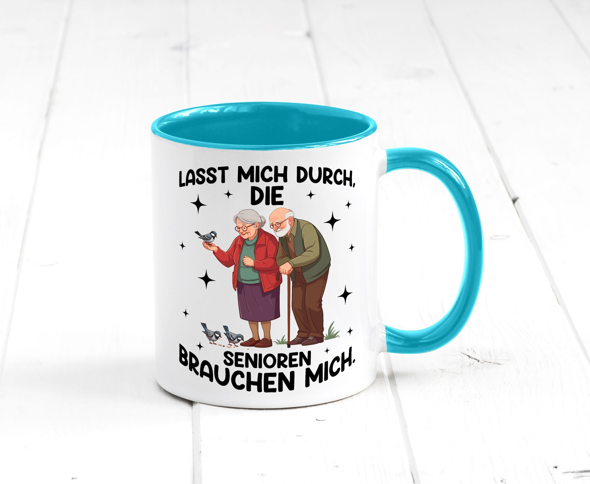 Senioren brauchen mich | Altenpflege Pflegekraft lustiger Spruch Geschenk Humor
