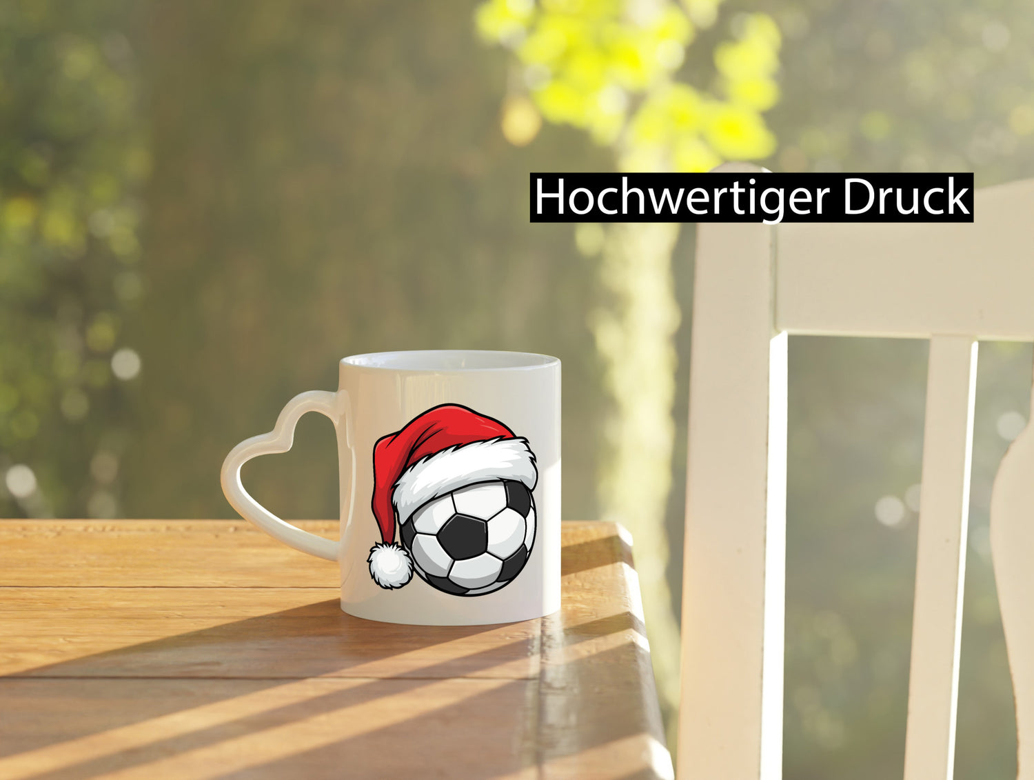 Weihnachten | Fußball Weihnachtsmütze v2 Geschenk Humor Geschenkidee lustiger