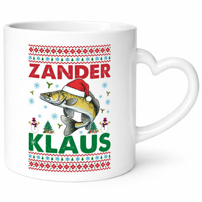 Zander Klaus | Ugly Christmas Angler Angeln v2 Geschenk Humor Geschenkidee