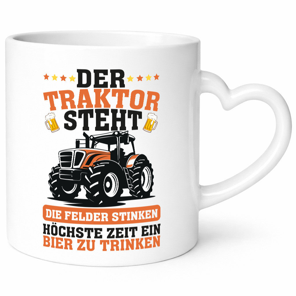 Der traktor steht | Felder Stinken Bier trinken Bauer lustiger Spruch Geschenk