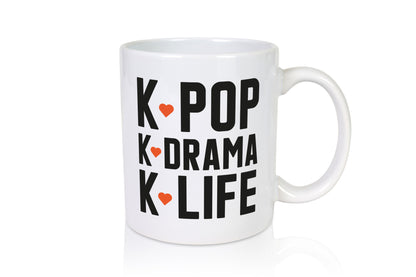 K-Pop Tasse | Pop Musik Jugendliche Mädchen lustiger Spruch Geschenk Humor