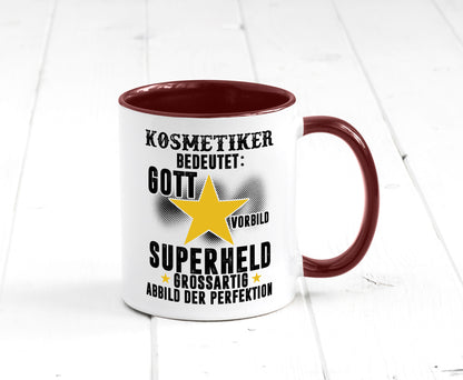 Bedeutung von Kosmetiker | Kosmetik Stylist Visagist Geschenkidee Humor Tasse
