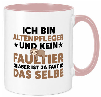 Ich bin kein Faultier: Altenpfleger | Pflegepersonal v2 Humor Tierliebhaber