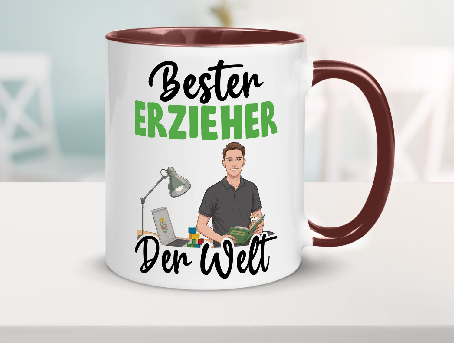 Bester Erzieher | Pädagoge Schule v2 Geschenk Humor Geschenkidee lustiger