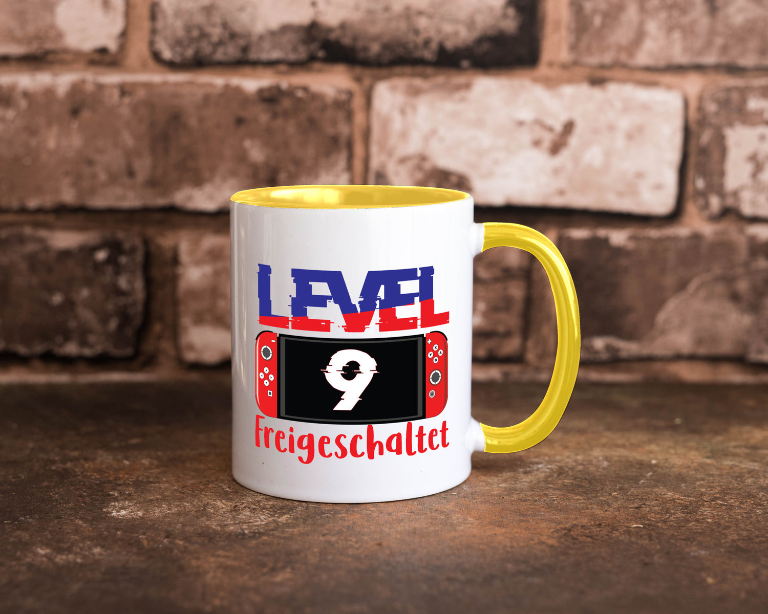 Level 9 Freigeschaltet | 9. Geburtstag Zocker Gamer Humor Geschenkidee Tasse
