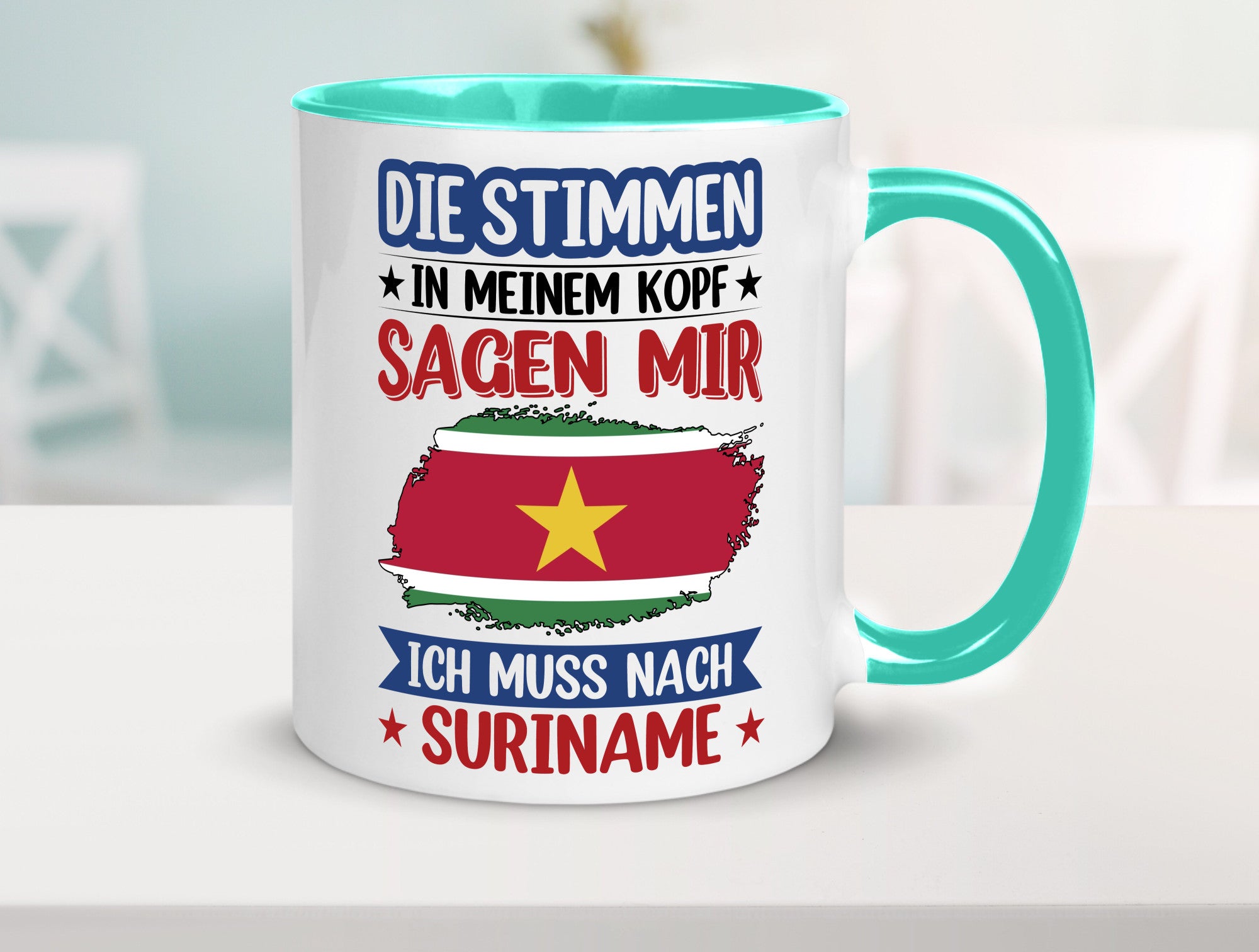 Suriname | Urlaub Stimmen in meinem Kopf Traumland v2 Geschenk Humor