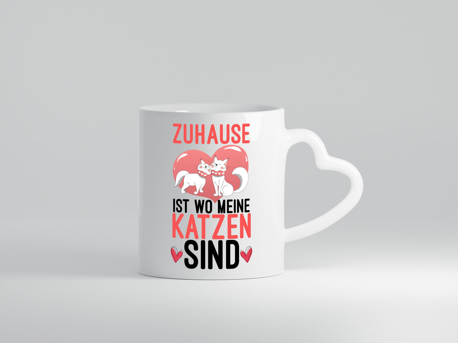 Zuhause ist, wo meine Katzen sind | Katzenliebhaber Comic Geschenkidee