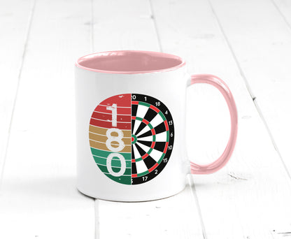 Dartsboard | Retro Dartspieler Kollege Freunde Geschenkidee Arbeit Kollegen
