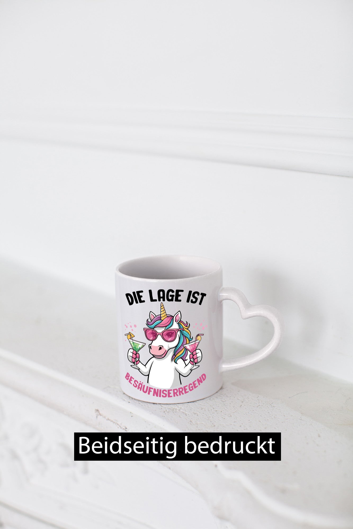 Die lage ist Besäufniserregend | Bier Einhorn Geschenkidee Humor Tasse