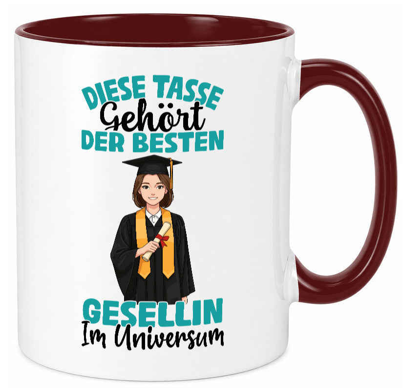 Im Universum: Gesellin | Handwerkerinnen lustiger Spruch Geschenk Humor