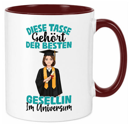 Im Universum: Gesellin | Handwerkerinnen lustiger Spruch Geschenk Humor
