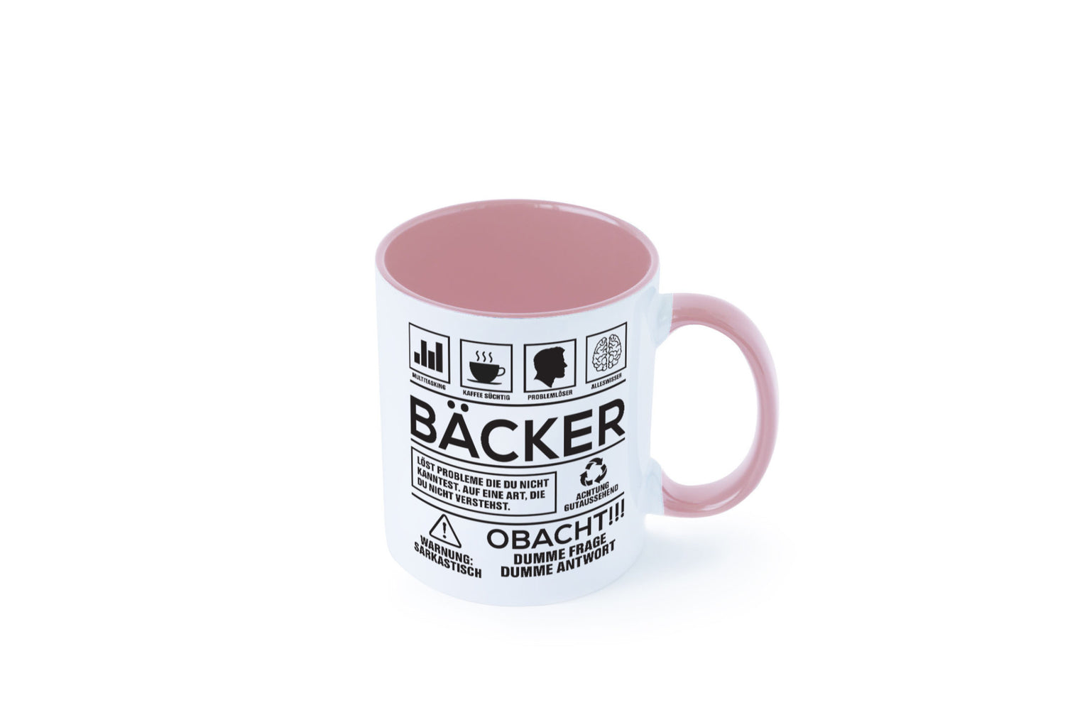 Achtung Probleme Bäcker | Bäckerei Backen Konditor Geschenk Humor Geschenkidee