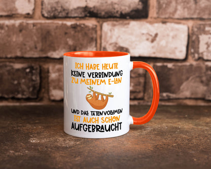 Tatenvolumen aufgebraucht | Spruch Humor Faultier Tierliebhaber Geschenkidee