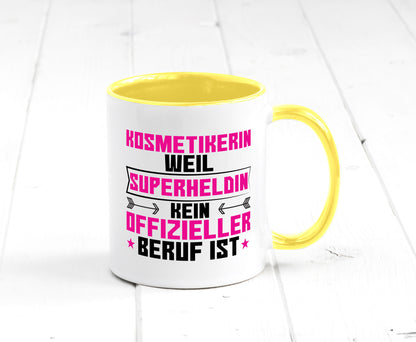 Superheldin Kosmetikerin | Kosmetik Stylistin Visagistin Geschenk Humor