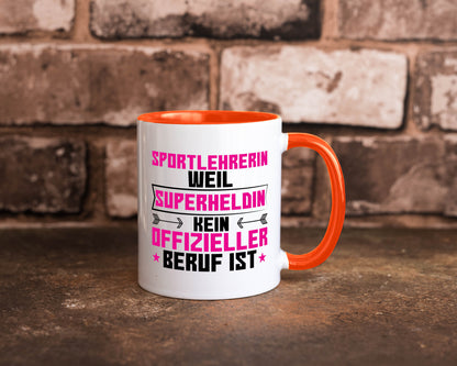 Superheldin Sportlehrerin | Lehrer Sport lustig Humor Geschenkidee Geschenk