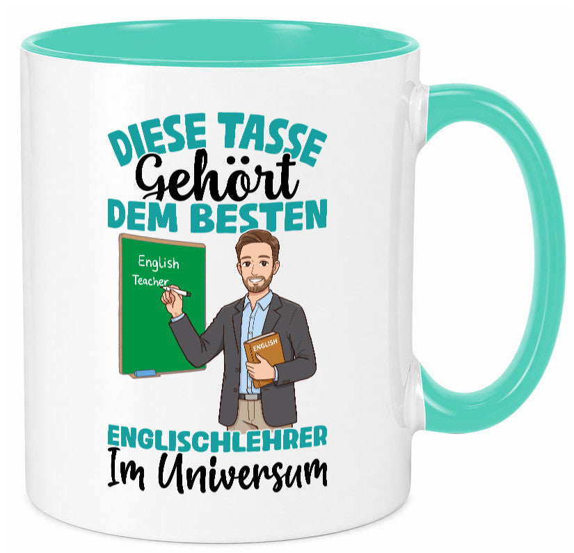 Im Universum: Englischlehrer | Schule Englisch lustiger Spruch Geschenk Humor Tasse