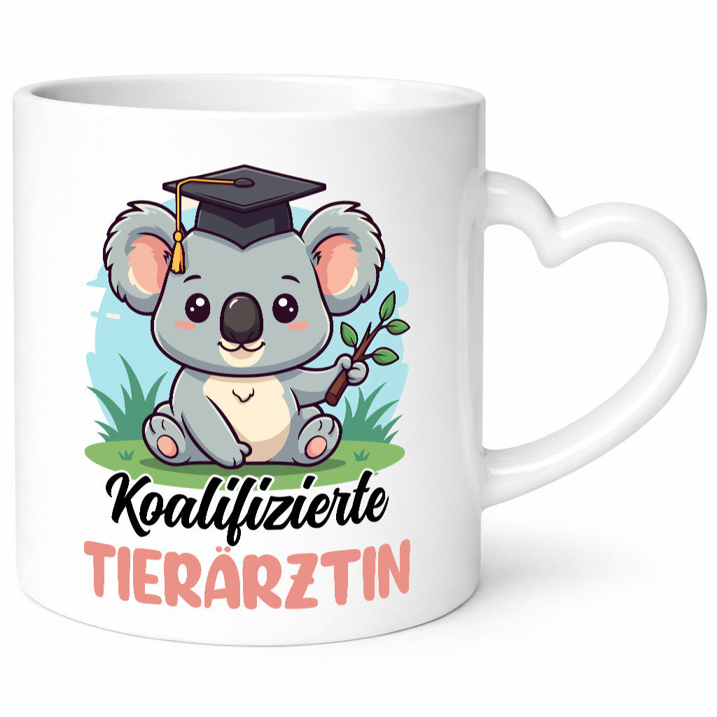 Koalifizierte Tierärztin | Mediziner Tiermedizin lustig Tierliebhaber Humor