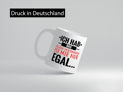 Ich habe Verstanden Geschenk Humor Geschenkidee lustiger Spruch Tasse