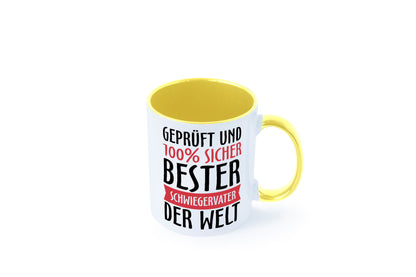 Bester Schwiegervater Geschenk Familie Geschenkidee lustiger Spruch Tasse
