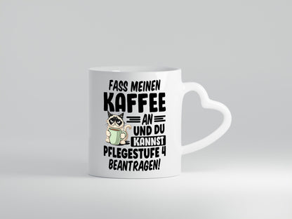 Fass meinen Kaffee an | Pflegestufe 4 Krankenschwester v5 Humor Geschenkidee