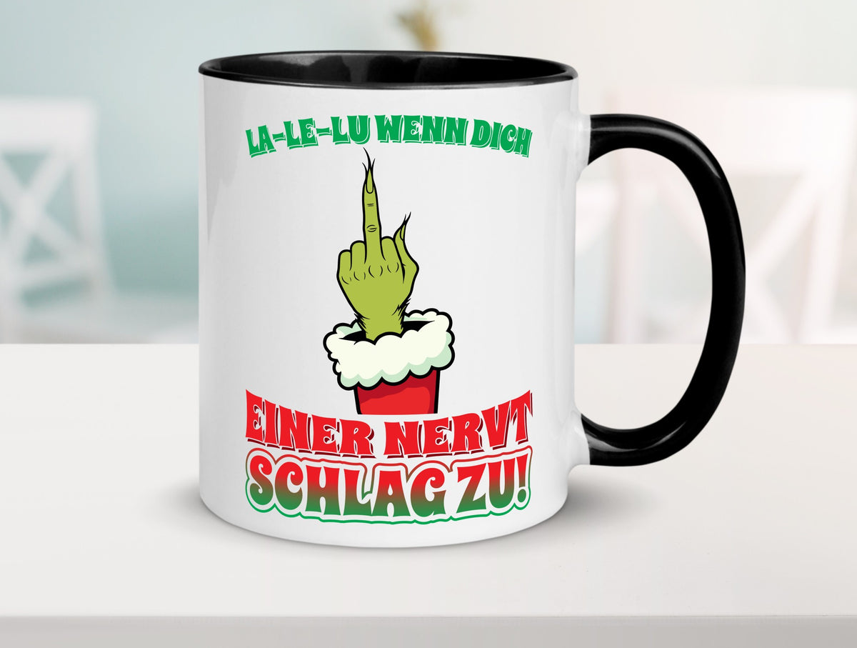 La Le Lu | Weihnachten Weihnachtsmuffel Lichter vl11 Humor Geschenkidee Tasse