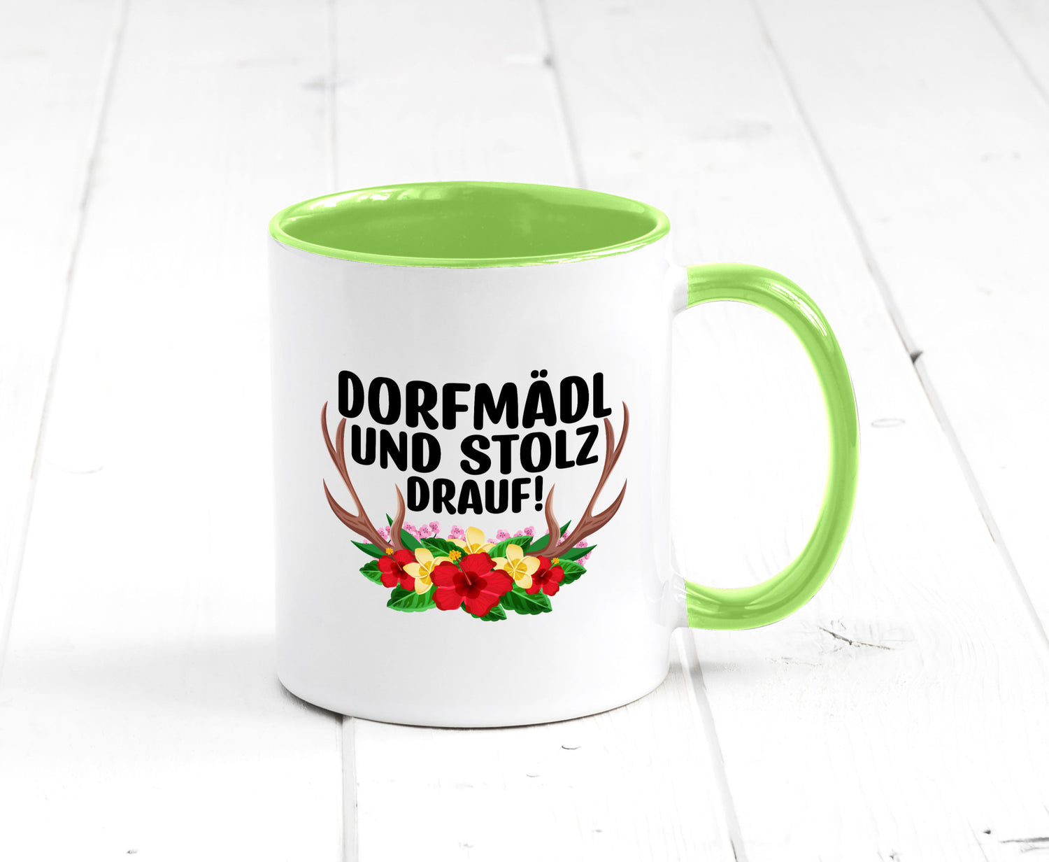 Dorfmädel und stolz drauf | Dorfkind Dorf v2 Geschenkidee Humor Tasse