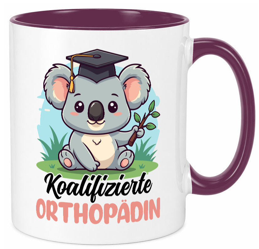Koalifizierte Orthopädin |Orthopädie lustig Humor Geschenkidee Geschenk Tasse