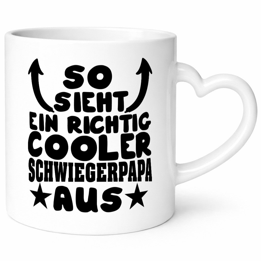 Richtig cooler Schwiegerpapa | Schwiegervater Tasse Geschenk Familie