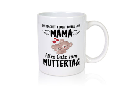 Alles gute zum Muttertag | Mama ist die Beste Geschenkidee Familie Humor Tasse