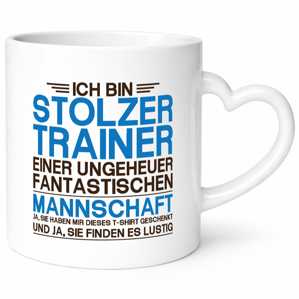 Stolzer Trainer einer fantastischen Mannschaft | Striche Geschenkidee Humor