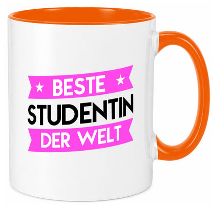Beste Studentin | Uni Studium Universität Geschenkidee Humor Tasse