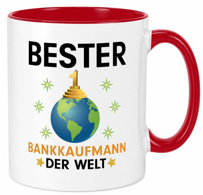 Welt Bester Bankkaufmann | Kaufmann Bank Kaufleute lustiger Spruch Geschenk Tasse