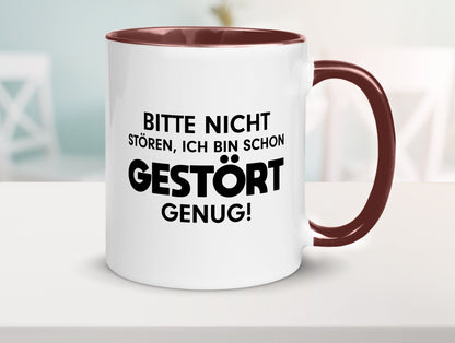 Bitte nicht stören | ich bin gestört Crazy lustig Humor Geschenkidee Geschenk
