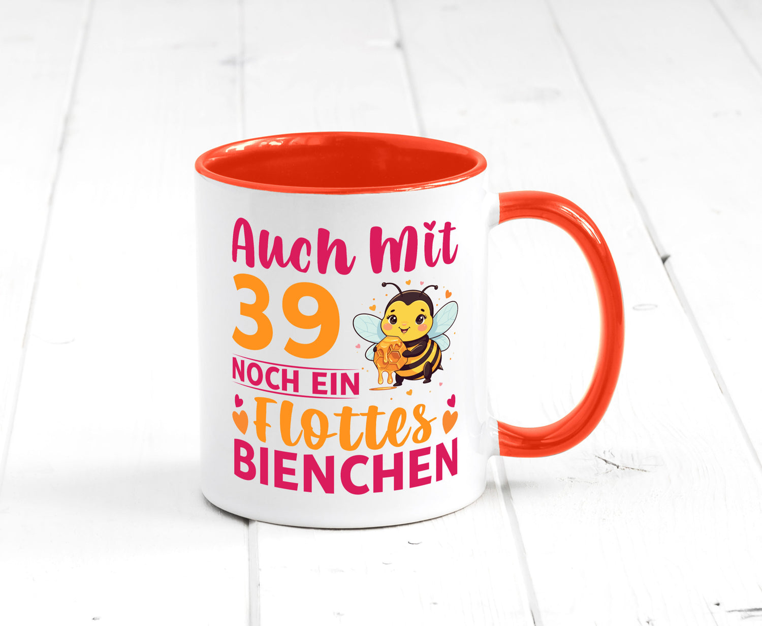 39. Geburtstag | Flottes Bienchen 39 Jahre lustiger Spruch Geschenk