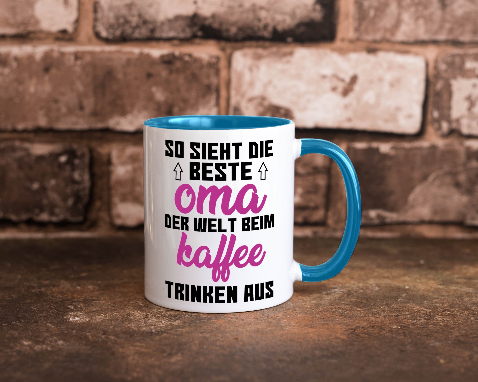 Beste Oma der Welt | Großmutter Tasse lustiger Spruch Geschenk Familie