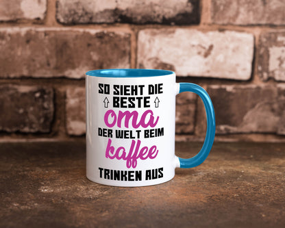 Beste Oma der Welt | Großmutter Tasse lustiger Spruch Geschenk Familie
