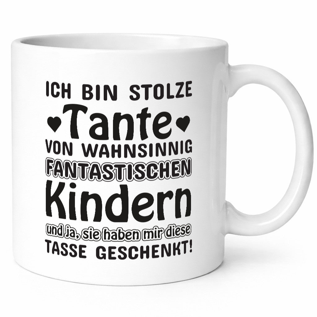 Stolze Tante | Spruch Tasse lustig Neffe Nichte lustiger Geschenk Humor