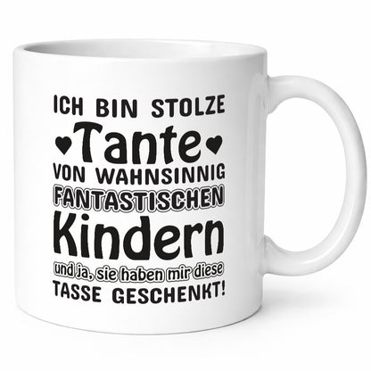 Stolze Tante | Spruch Tasse lustig Neffe Nichte lustiger Geschenk Humor