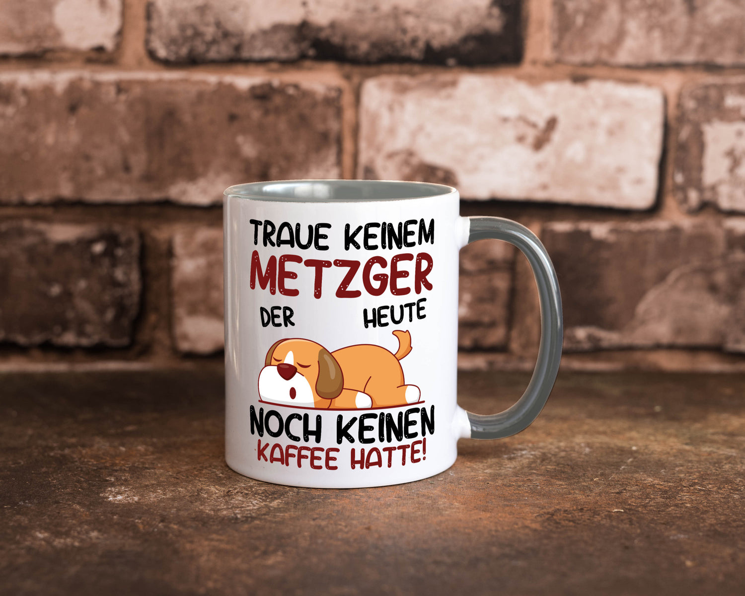 Traue keinem Metzger | Fleischer Metzgerei lustiger Spruch Geschenk Humor