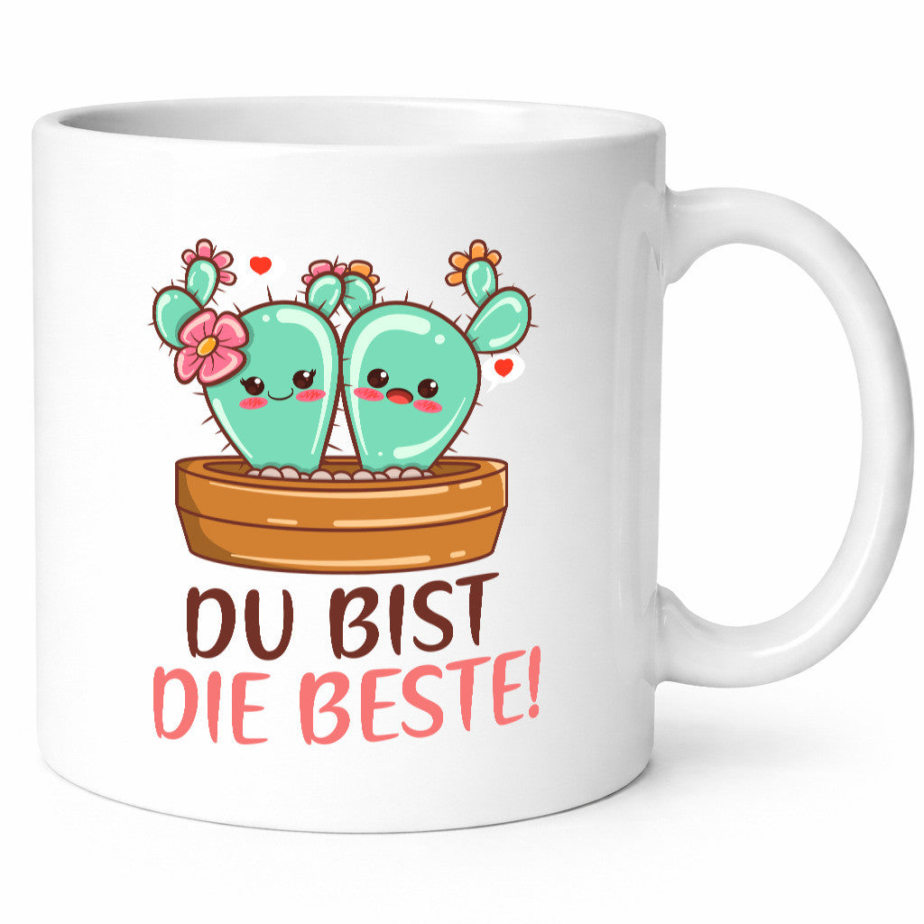 Du bist die Beste | Freundin Kaktus Best Freinds Geschenk Humor Geschenkidee