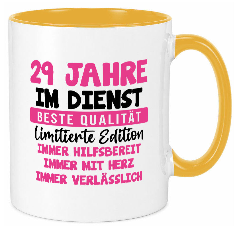 29 Jahre im Dienst | Jubiläum Arbeit v10 Geschenk Kollegen Büro lustiger Spruch