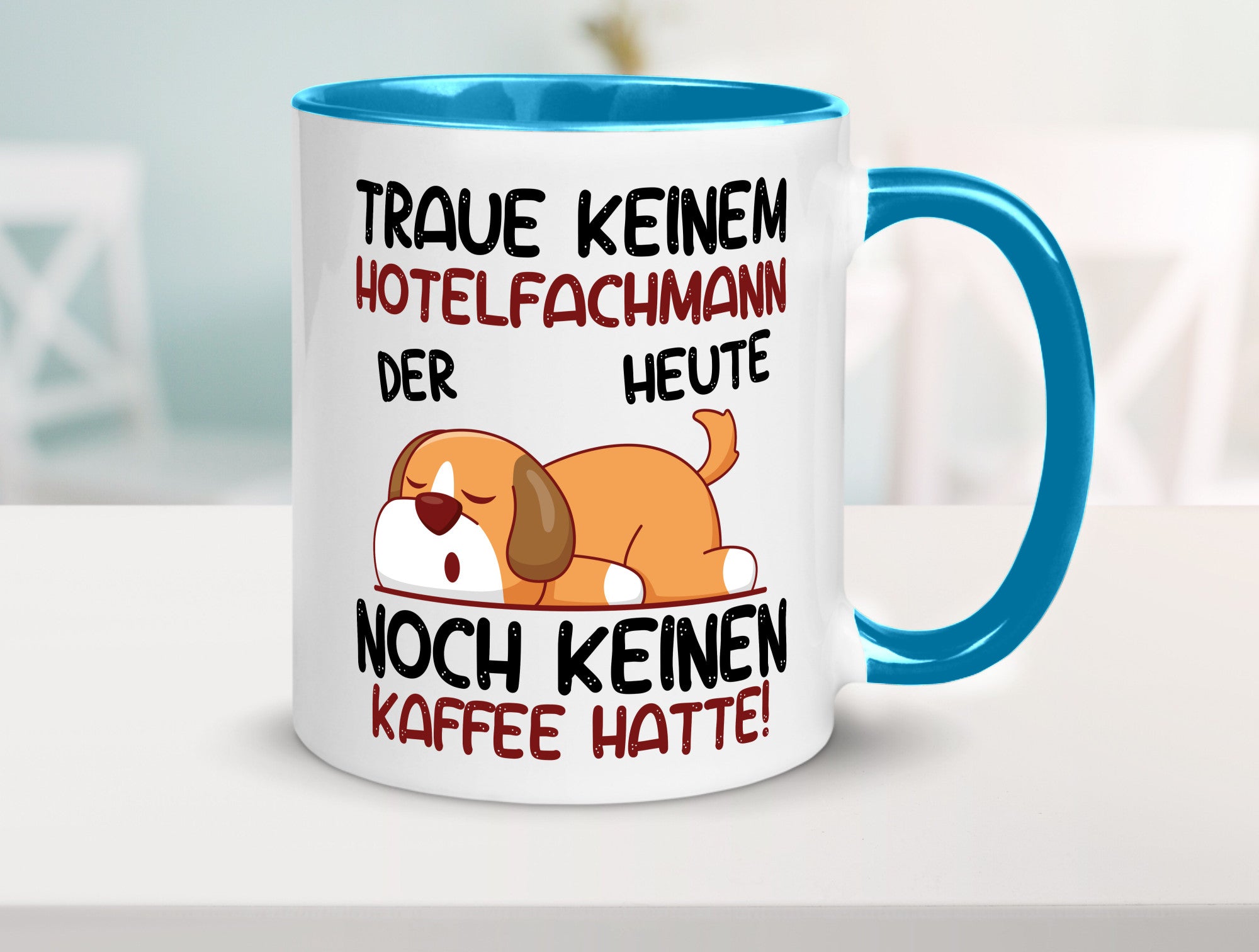 Traue keinem Hotelfachmann |Hotel lustig Humor Geschenkidee Geschenk Tasse
