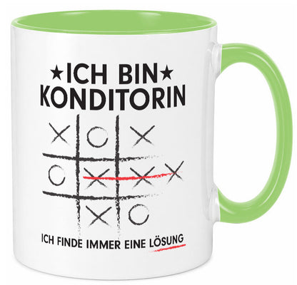 Löse Probleme: Konditorin | Konditorei lustiger Spruch Geschenk Humor