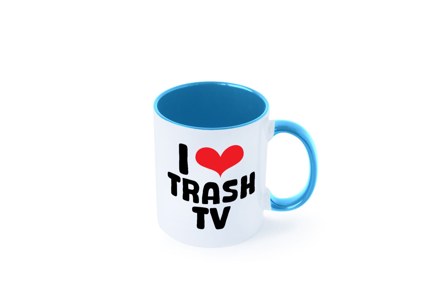 I love Trash TV | v2 lustig Humor Geschenkidee Geschenk Tasse
