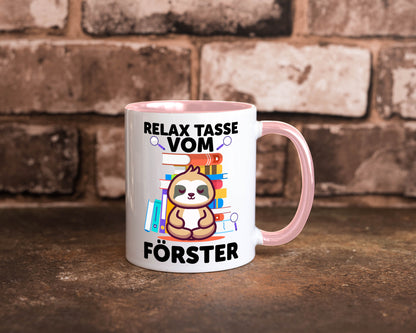 Relax Tasse: Förster | Forst Arbeit Geschenk Kollegen Büro lustiger Spruch Tasse
