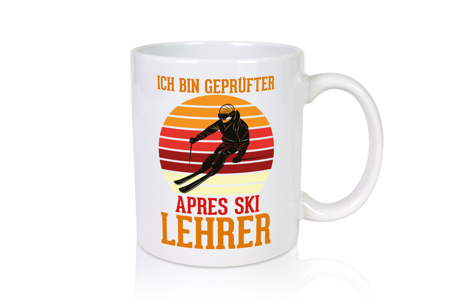 Ich bin geprüfter Apres ski Lehrer | Skifahren lustig Humor Geschenkidee