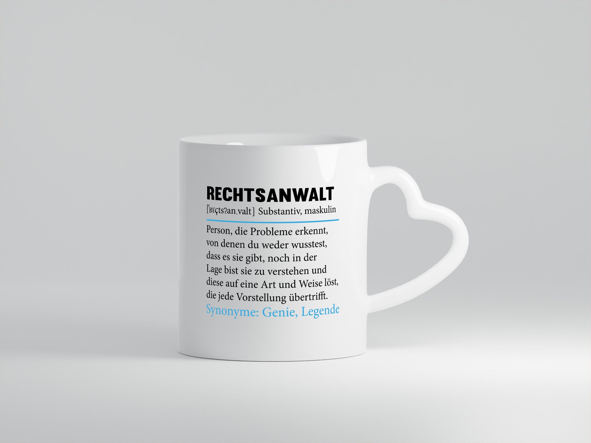 Rechtsanwalt | Spruch Anwalt Humor Jurist v2 Geschenkidee Tasse